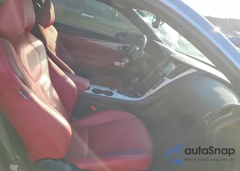 2019 Infiniti Q60 Red Sport 400 z USA, uszkodzony, nr VIN JN1FV7EL3KM440235